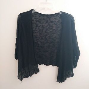 Black cardigan, S